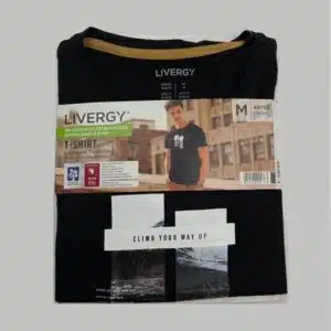 تیشرت مردانه لیورجی اصل آلمان 364659 Livergy رنگ مشکی