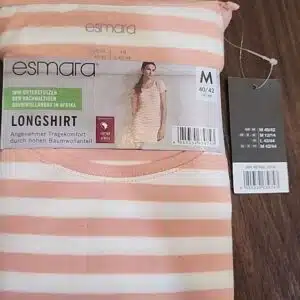 تیشرت لانگ زنانه اسمارا آلمانی مدل راه راه 497482 ESMARA