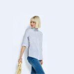 شومیز زنانه اسمارا آلمانی یقه دار راه راه ESMARA ۳۸۹۱۶۰ فروشگاه لباس مرچموند