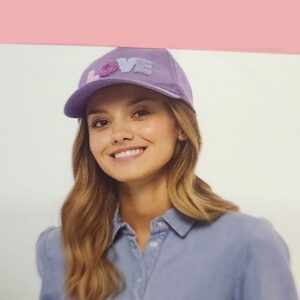 کلاه کپ زنانه برند آی ام آلمان IAM 006822 رنگ یاسی