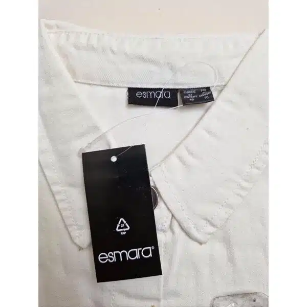 شومیز مانتویی جین اسمارا ESMARA 442665-1 مرچموند