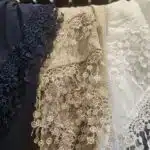روسری نخی لبه قلاب بافی گیپوری برند آی ام آلمان I am 096744-1 مرچموند