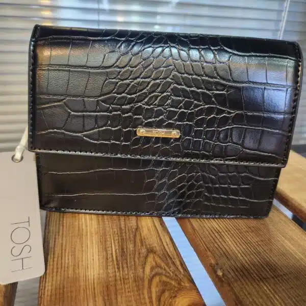 کیف مشکی دوشی بند زنجیری برند تاش سفارش آلمان TOSH 900867 مرچموند