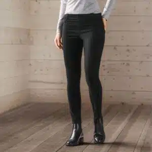 شلوار کتان جین گرم (ترمو) زنانه اسمارا مشکی 393336 THERMO JEGGINGS ESMARA