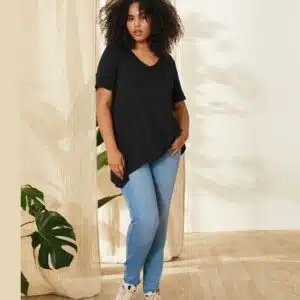 شلوار جین زنانه اسمارا آلمانی اسلیم فیت سایز بزرگ ESMARA 370765