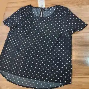 شومیز مجلسی زنانه مشکی برند جینا آلمانی 1-220 Gina