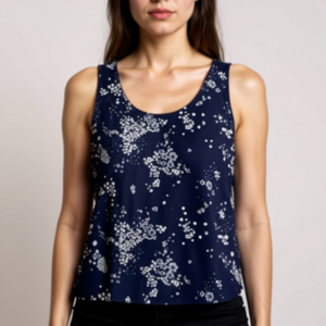 تاپ کرپ زنانه برند جینا آلمانی سرمه ای 1-298 Gina