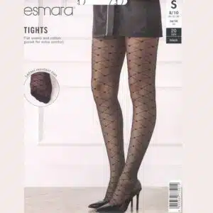 جوراب شلواری طرحدار اسمارا شیشه ای  1-498011 ESMARA