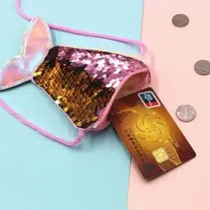 کیف دخترانه پولکی کوچک برند سیکس تحت لیسانس آلمان SIX 748806