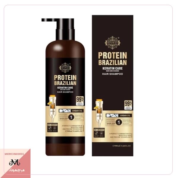 شامپو کراتینه پروتئینه بدون سولفات برزلین هنی ویز Brazilian Protein Keratin Care 900ml