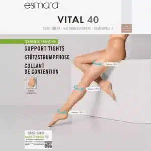 جوراب شلواری اسمارا نیمه شیشه ای ضخامت 40 رنگ پا 1-499815 ESMARA