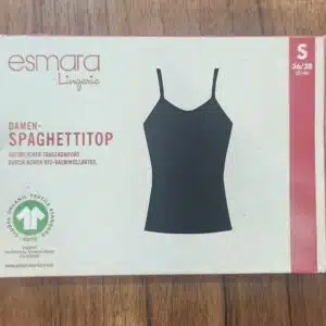 تاپ زنانه اسمارا آلمانی مشکی بند باریک 312851 ESMARA