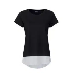 تیشرت مشکی زنانه برند اسمارا دو تکه شیک 312558 ESMARA