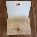 کیف پول زنانه چرم و حصیری برند سیکس تحت لیسانس آلمان SIX 226080