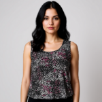 تاپ کرپ زنانه طرحدار برند جینا آلمانی 2-220 Gina