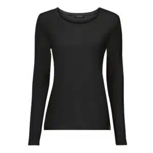بلوز آستین بلند زنانه اسمارا تو کرکی گرم رنگ مشکی 1-ESMARA 362522