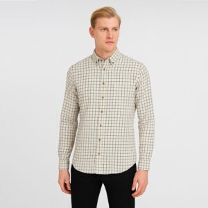 پیراهن مردانه چهارخانه آستین بلند برند تکس فرانسوی 1903940 TEX