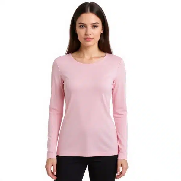 بلوز زنانه اسمارا ترمال توکرکی THERMAL صورتی 2-ESMARA 362522