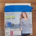 بلوز آستین بلند زنانه نخ پنبه اسمارا آلمانی بسته 2عددی 370626 ESMARA