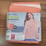 بلوز آستین بلند زنانه نخ پنبه اسمارا آلمانی بسته 2عددی 2-370626 ESMARA
