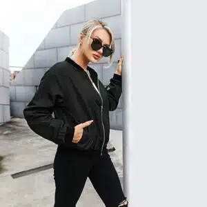 کاپشن نازک بهاره زنانه برند اسمارا آلمانی شیک مشکی 289154 ESMARA