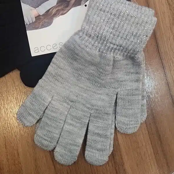 دستکش بافت زنانه برند اکسسورایز بسته 2 جفتی رنگبندی 10-Accessories 556767