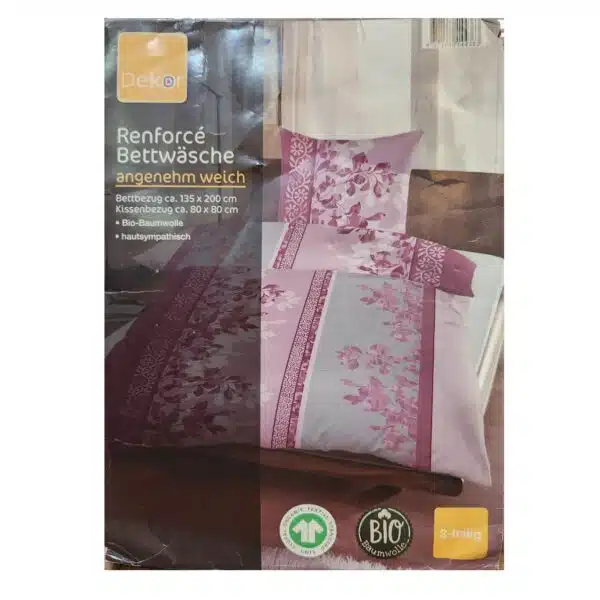 ست کاور لحاف و روبالشی آلمانی یک نفره نخ پنبه 144363 Dekor، تصویر 2 از 3