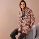 هودی زنانه بلند کلاهدار برند اسمارا آلمانی 363120 ESMARA