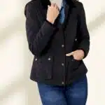 کت زنانه کتان شیک زمستانی برند اسمارا آلمانی 329392 ESMARA