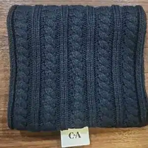 شال گردن بافتنی اسپرت ذغالی برند سی اند ای 971161 C&A