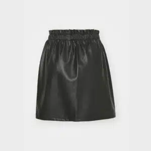 دامن چرم دخترانه اسپرت شیک مشکی برند ورو مودا دانمارک 156966 Vero Moda