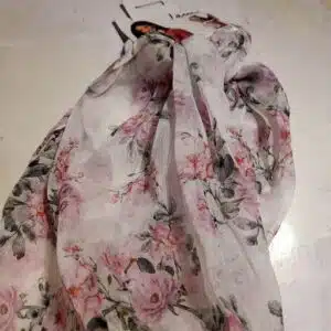 شال زنانه حریر نازک باریک (دستمال سر و گردن) برند آی ام I am 077422