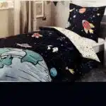 ست کاور لحاف و روبالشی کودک نخ پنبه وارداتی اروپایی ۶۶۶۴۰۴ smukee