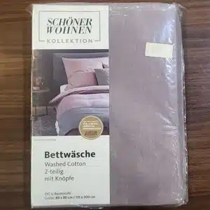 ست کاور لحاف و روبالشی برند آلمانی یک نفره 269889 SCHÖNER WOHNEN