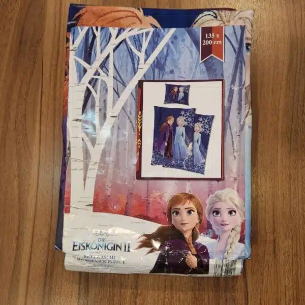ست کاور لحاف و روبالشی میکروفایبر طرح فروزن برند آلمانی 121491 Disney Frozen