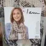 شال نخی طرح پوست ماری برند آی ام آلمان I am 035736