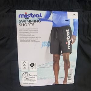 شلوارک ساحلی و ورزش های آبی مردانه برند میسترال رنگ مشکی ۱-443442 Mistral