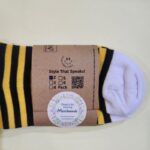 جوراب تا به تا ساق کوتاه زنانه پک 2 عددی Merchmonde BeeMix 111202