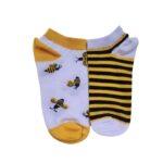 جوراب تا به تا ساق کوتاه زنانه پک 2 عددی Merchmonde BeeMix 111202