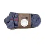جوراب اسپرت ساق کوتاه چهارخانه پک 3 جفتی Merchmonde SoftGrid 111304