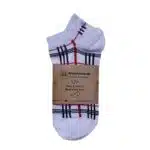 جوراب اسپرت ساق کوتاه چهارخانه پک 3 جفتی Merchmonde SoftGrid 111304