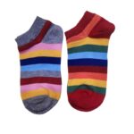 جوراب ساق کوتاه رنگین کمانی پک 2 جفتی Merchmonde Fire&Cloud 111205