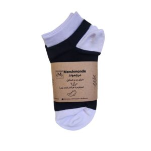 جوراب اسپرت مچی زنانه پک 3 جفتی Merchmonde MonoStripe 111308