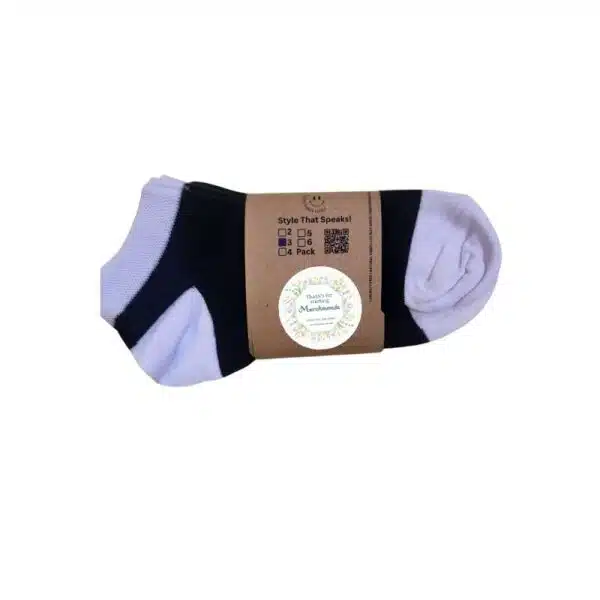 جوراب اسپرت مچی زنانه پک 3 جفتی Merchmonde MonoStripe 111308