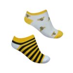 جوراب تا به تا ساق کوتاه زنانه پک 2 عددی Merchmonde BeeMix 111202