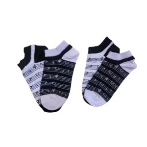جوراب تا به تا طرح نت موسیقی پک 2 جفتی Merchmonde Melody 111217