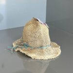 کلاه ساحلی حصیری باکت زنانه برند سیکس آلمان 654381 SIX