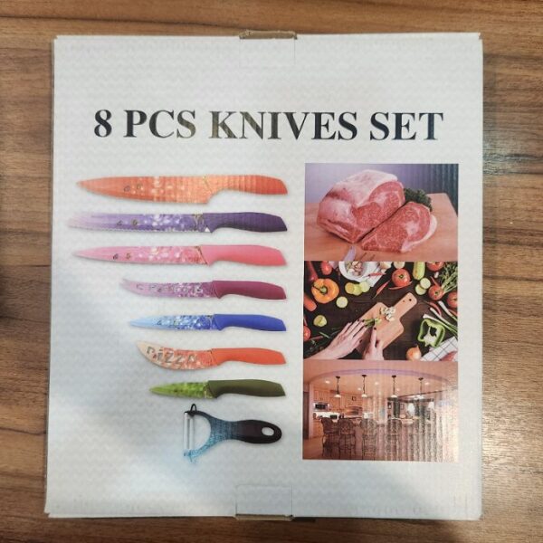 سرویس چاقوی آشپزخانه 8 پارچه 8685 Osbro Kitchen knife