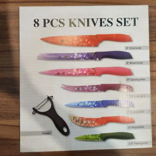 سرویس چاقوی آشپزخانه 8 پارچه 8685 Osbro Kitchen knife