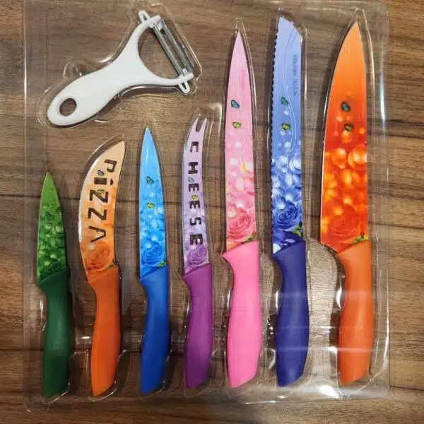 سرویس چاقوی آشپزخانه 8 پارچه 8685 Osbro Kitchen knife